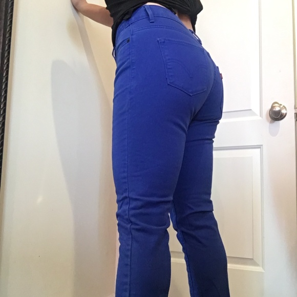 royal blue levi jeans